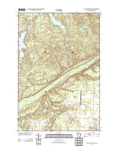 Lake Minnesuing 2013 topographic map thumbnail