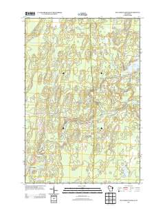 Hay Creek Flowage 2013 topographic map thumbnail