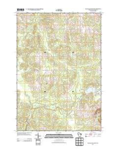 Mead Lake West 2013 topographic map thumbnail