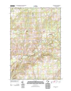 Pine Dells 2013 topographic map thumbnail