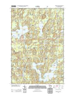 Moose Lake 2013 topographic map thumbnail