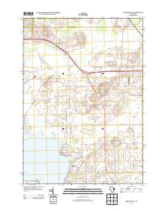 Oshkosh NW 2013 topographic map thumbnail