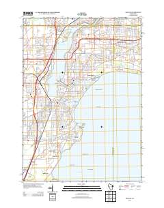 Neenah 2013 topographic map thumbnail