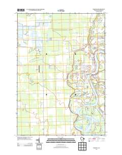 Nekoosa 2013 topographic map thumbnail