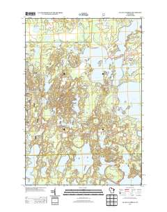 Lac du Flambeau 2013 topographic map thumbnail