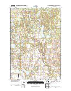 Lower Vermillion Lake 2013 topographic map thumbnail