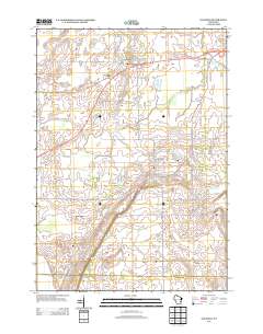 Oakfield 2013 topographic map thumbnail