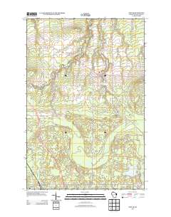 Poplar 2013 topographic map thumbnail