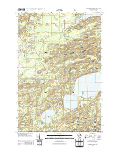 Pioneer Lake 2013 topographic map thumbnail