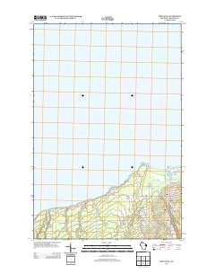 Port Wing 2013 topographic map thumbnail