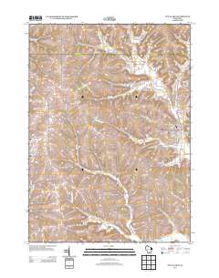 New Glarus 2013 topographic map thumbnail