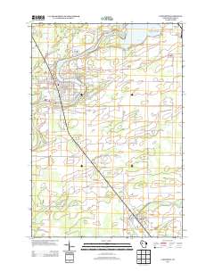 Ladysmith 2013 topographic map thumbnail