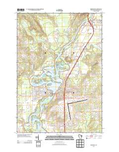 Mosinee 2013 topographic map thumbnail