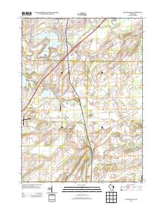 Mukwonago 2013 topographic map thumbnail
