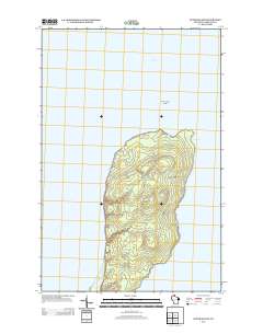 Outer Island 2013 topographic map thumbnail
