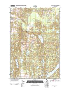 Potato Lake 2013 topographic map thumbnail