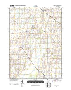 Reeseville 2013 topographic map thumbnail