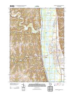 Prairie du Chien 2013 topographic map thumbnail
