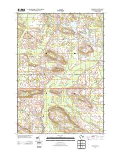 Gresham 2013 topographic map thumbnail