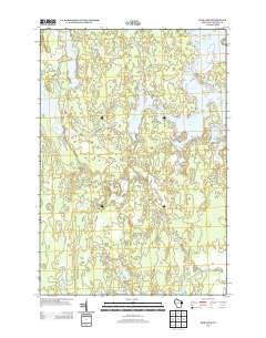 Pier Lake 2013 topographic map thumbnail