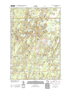 Pike Lake NW 2013 topographic map thumbnail
