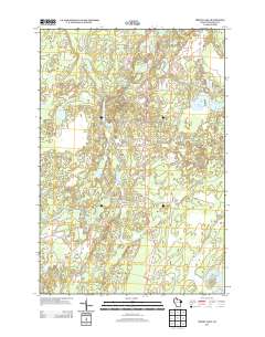 Priest Lake 2013 topographic map thumbnail