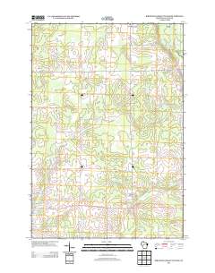 Rib River Lookout Tower 2013 topographic map thumbnail