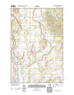 Rice Lake North 2013 topographic map thumbnail