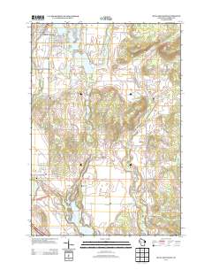 Rice Lake South 2013 topographic map thumbnail