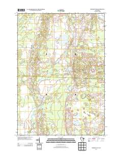 Rosholt NW 2013 topographic map thumbnail