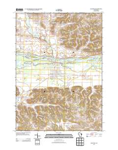 Muscoda 2013 topographic map thumbnail