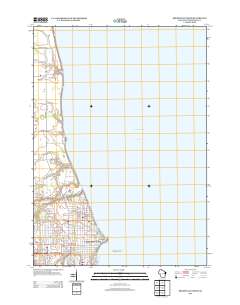Sheboygan North 2013 topographic map thumbnail
