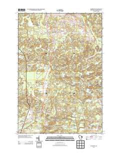 Pembine 2013 topographic map thumbnail