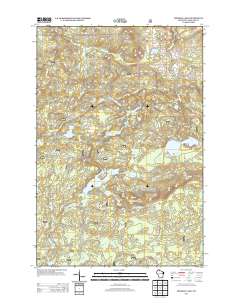 Mineral Lake 2013 topographic map thumbnail
