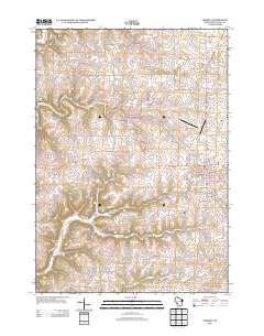 Viroqua 2013 topographic map thumbnail