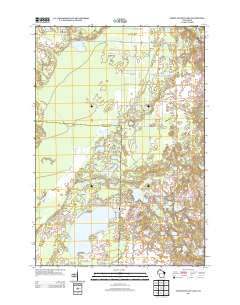 White Potato Lake 2013 topographic map thumbnail