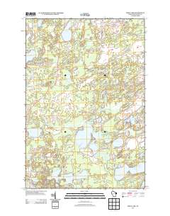 Moen Lake 2013 topographic map thumbnail