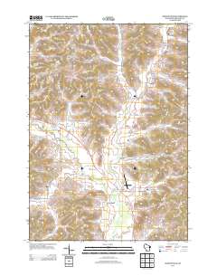 Sextonville 2013 topographic map thumbnail