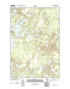 Wilson Lake 2013 topographic map thumbnail