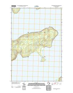 Stockton Island 2013 topographic map thumbnail