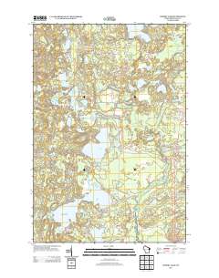 Stormy Lake 2013 topographic map thumbnail