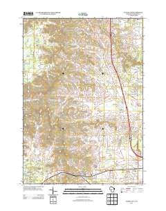 Tunnel City 2013 topographic map thumbnail