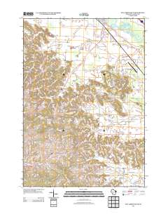 New Lisbon South 2013 topographic map thumbnail