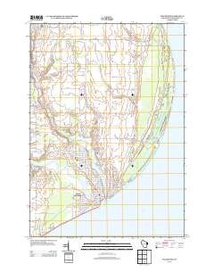 Two Rivers 2013 topographic map thumbnail