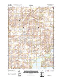 Waunakee 2013 topographic map thumbnail
