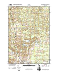 Wausaukee North 2013 topographic map thumbnail