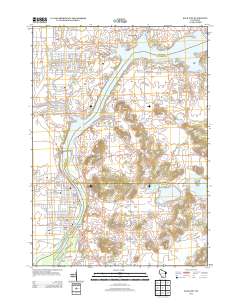 Sauk City 2013 topographic map thumbnail