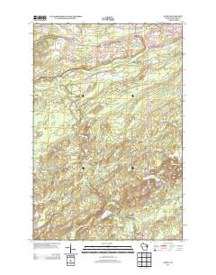 Saxon 2013 topographic map thumbnail