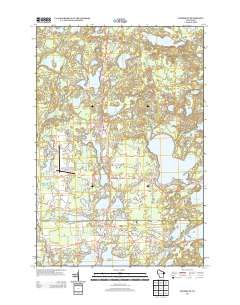 Woodruff 2013 topographic map thumbnail