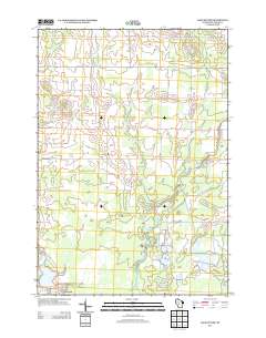 Lake Dexter 2013 topographic map thumbnail